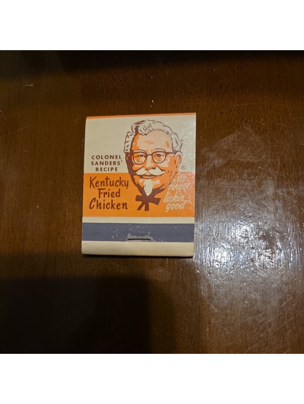 Vintage 1960s Kentucky Fried Chicken KFC Full Unstruck Matchbook 20 Count